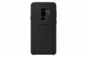 Samsung Galaxy S9+ Alcantara leather back cover, Black 