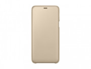 Samsung Galaxy A6+ flip cover case, Gold 