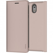 Nokia 3.1 flip cover case, Cream 