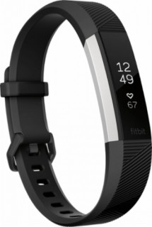 Fitbit Alta HR activity meter, L, Black-silver Mobile