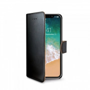 Celly iPhone XSide-opening case, Black 