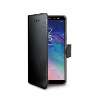 Celly Samsung A6 flip case, Black Mobile