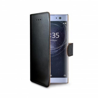 Celly Xperia XA2 Ultra flip case, Black Mobile