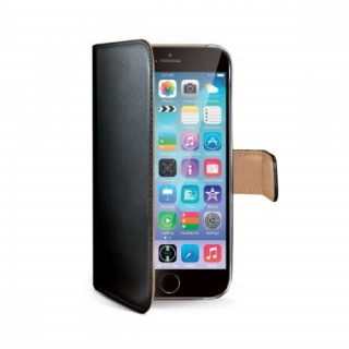 Celly iPhone 6-6S Plus book case, Black Mobile