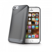 Celly iPhone 5S-5 TPU back cover, Black 