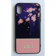 BH645 mobile case BLU-RAY glass Part Pink Flower Iphone 5 