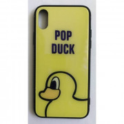 BH627 mobile case BLU-RAY glass Yellow Duck Iphone X 