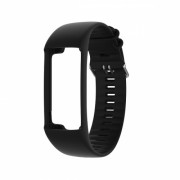 Polar A370 sport watch band, Black, M-L  