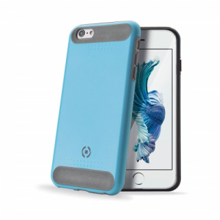 Celly iPhone 6-6S impact resistant silicone back cover, Blue Mobile