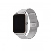 iTotal SwatchS with metal strap silver smart watch 