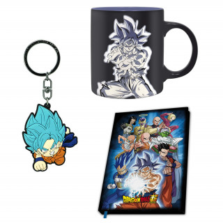 Abysse - Dragon Ball Super - darčeková sada - 320 ml hrnček, PVC kľúčenka, zápisník Merch