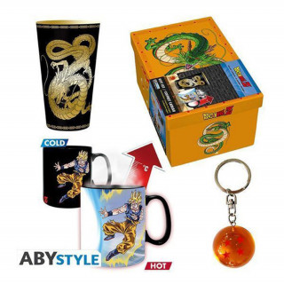 Abysse - Dragon Ball Super - darčeková sada - pohár, hrejivý hrnček, 3D kľúčenka Merch