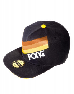 Atari - Pong Retro Striped Snapback hat (M-I) Merch