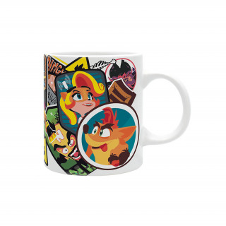 CRASH BANDICOOT - Mug - 320 ml - Sticker Crash Merch