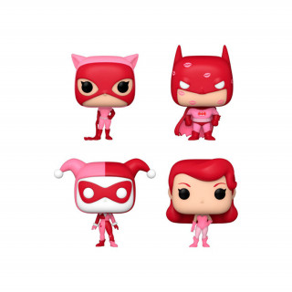 Funko 4-Pack Pocket Pop!: DC Batman The Animated Series - Happy Valentines Day Box Vinyl  Merch