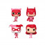 Funko 4-Pack Pocket Pop!: DC Batman The Animated Series - Happy Valentines Day Box Vinyl  thumbnail