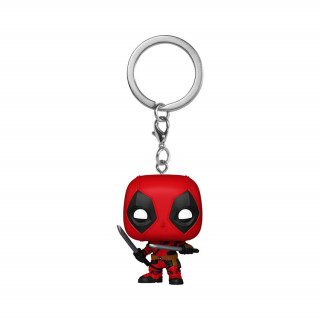 Funko Pocket Pop: Deadpool Wolverine - Deadpool Bobble Head Vinyl Figure prívesok na kľúč Merch