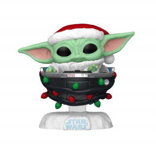 Funko Pop! #746 Disney Star Wars: The Mandalorian Holiday - Grogu Pram Vinyl Figura Merch