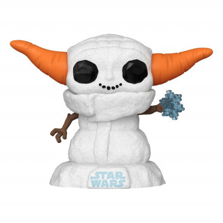 Funko Pop! #748 Disney Star Wars: The Mandalorian Holiday - Grogu Snowman Vinyl Figura Merch