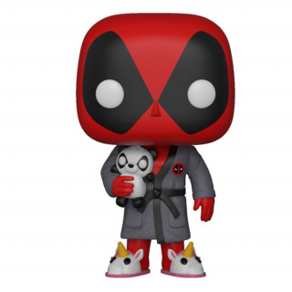 Funko Pop! #327 Bobble: Marvel: Deadpool Playtime: Deadpool in Robe Merch