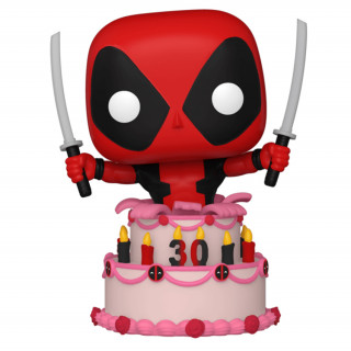 Funko Pop! #776 Marvel: Deadpool 30th- Deadpool in Cake Merch