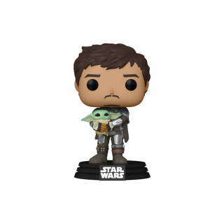 Funko Pop! TV: Star Wars The Mandalorian - The Mandalorian & Grogu #461 Vinyl Figura Merch