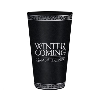 GAME OF THRONES - Large Glass - 500 ml - Targaryen - Foil Merch