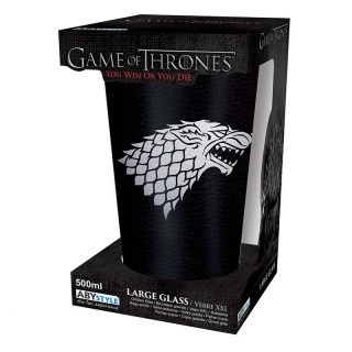 GAME OF THRONES - Large Glass - 500 ml - Targaryen - Foil Merch