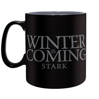 GAME OF THRONES - Mug - 460 ml - Stark/Winter is coming Merch