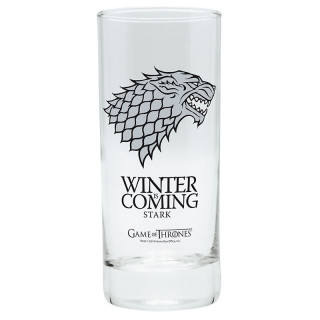 GAME OF THRONES - Pck Glasses 29cl + KeyringPVC + Mini Mug "Stark" Merch