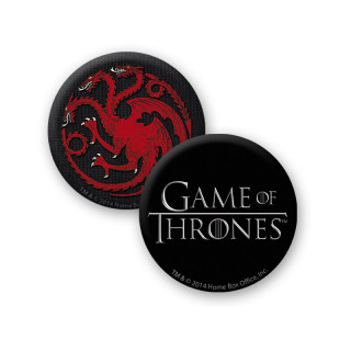 GAME OF THRONES - Pck Mug + Keychain + Badges "Targaryen" Merch