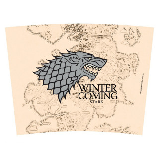 GAME OF THRONES - Tumbler "Winter is coming" Merch