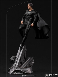 Iron Studios - Statue Superman Black Suit - Justice League - Art Scale 1/10 Szobor Merch