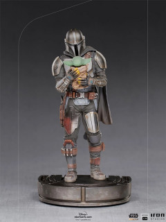 Iron Studios - The Mandalorian and Grogu Art Scale 1/10 - The Mandalorian Socha Merch