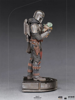 Iron Studios - The Mandalorian and Grogu Art Scale 1/10 - The Mandalorian Socha Merch