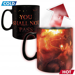 LORD OF THE RINGS - Heat changing mug 460 ml You shall not pass Merch