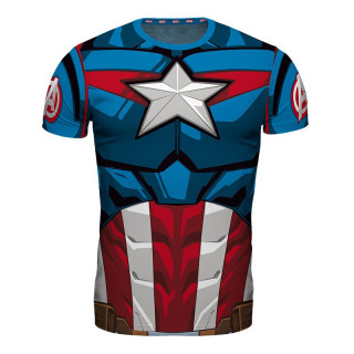 MARVEL - T-shirt  cosplay "Captain America" man L Merch