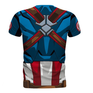 MARVEL - T-shirt  cosplay "Captain America" man L Merch