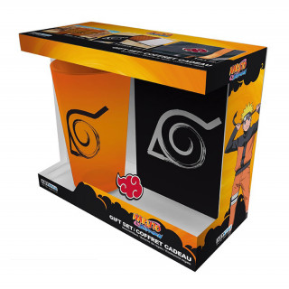 Naruto Shippuden - XXL Cup + Pin + Notebook - "Konoha" Merch