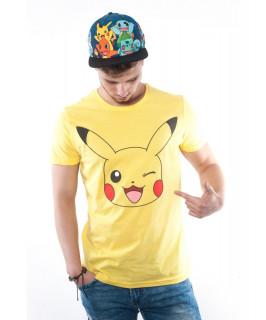 Pokemon - Pikachu T-shirt (yellow) M Merch