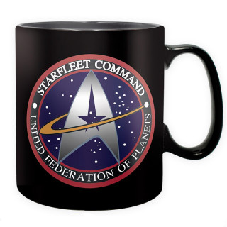 STAR TREK - Pck Mug + Keychains + Badges "STARFLEET" Merch