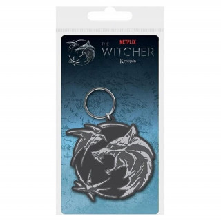 The Witcher - Wolf Swallow Star PVC kľúčenka Merch