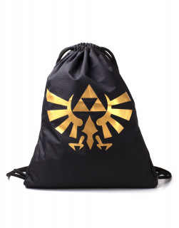 Zelda - Zelda Generic Metallic Gold Rubber Print Gymbag (M-I) Merch