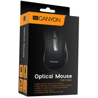 Canyon CNE-CMS2 myš Pravoruké USB Typ-A Optický 800 DPI PC