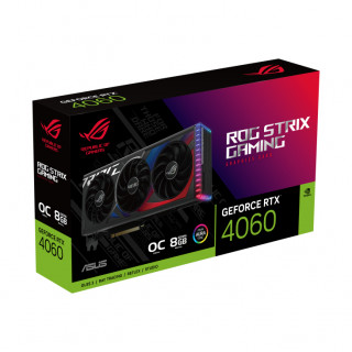 ASUS ROG -STRIX-RTX4060-O8G-GAMING NVIDIA GeForce RTX­ 4060 8 GB GDDR6 PC