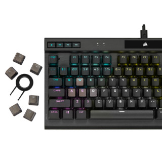 Corsair K70 RGB TKL klávesnica USB QWERTY US English Čierna PC