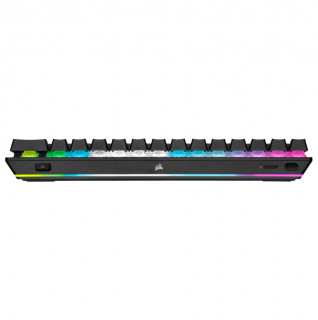 Corsair K70 PRO MINI WIRELESS RGB 60% klávesnica RF Wireless + Bluetooth QWERTY Anglický Čierna PC