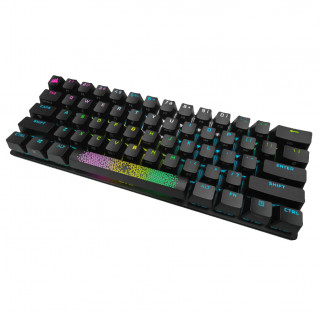 Corsair K70 PRO MINI WIRELESS RGB 60% klávesnica RF Wireless + Bluetooth QWERTY Anglický Čierna PC