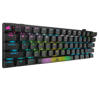 Corsair K70 PRO MINI WIRELESS RGB 60% klávesnica RF Wireless + Bluetooth QWERTY Anglický Čierna PC