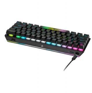 Corsair K70 PRO MINI WIRELESS RGB 60% klávesnica RF Wireless + Bluetooth QWERTY Anglický Čierna PC